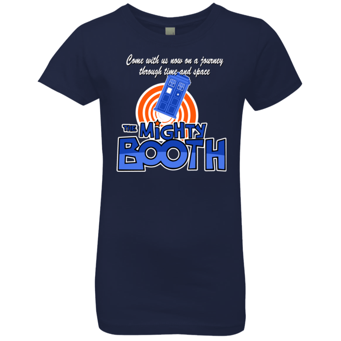 T-Shirts Midnight Navy / YXS Mighty Booth Girls Premium T-Shirt
