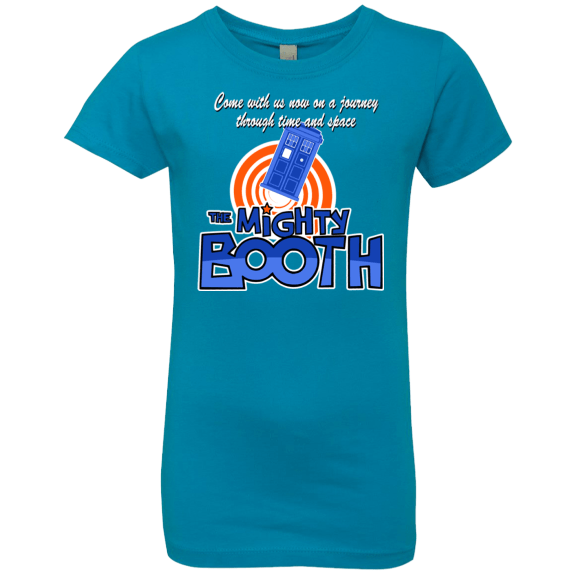 T-Shirts Turquoise / YXS Mighty Booth Girls Premium T-Shirt