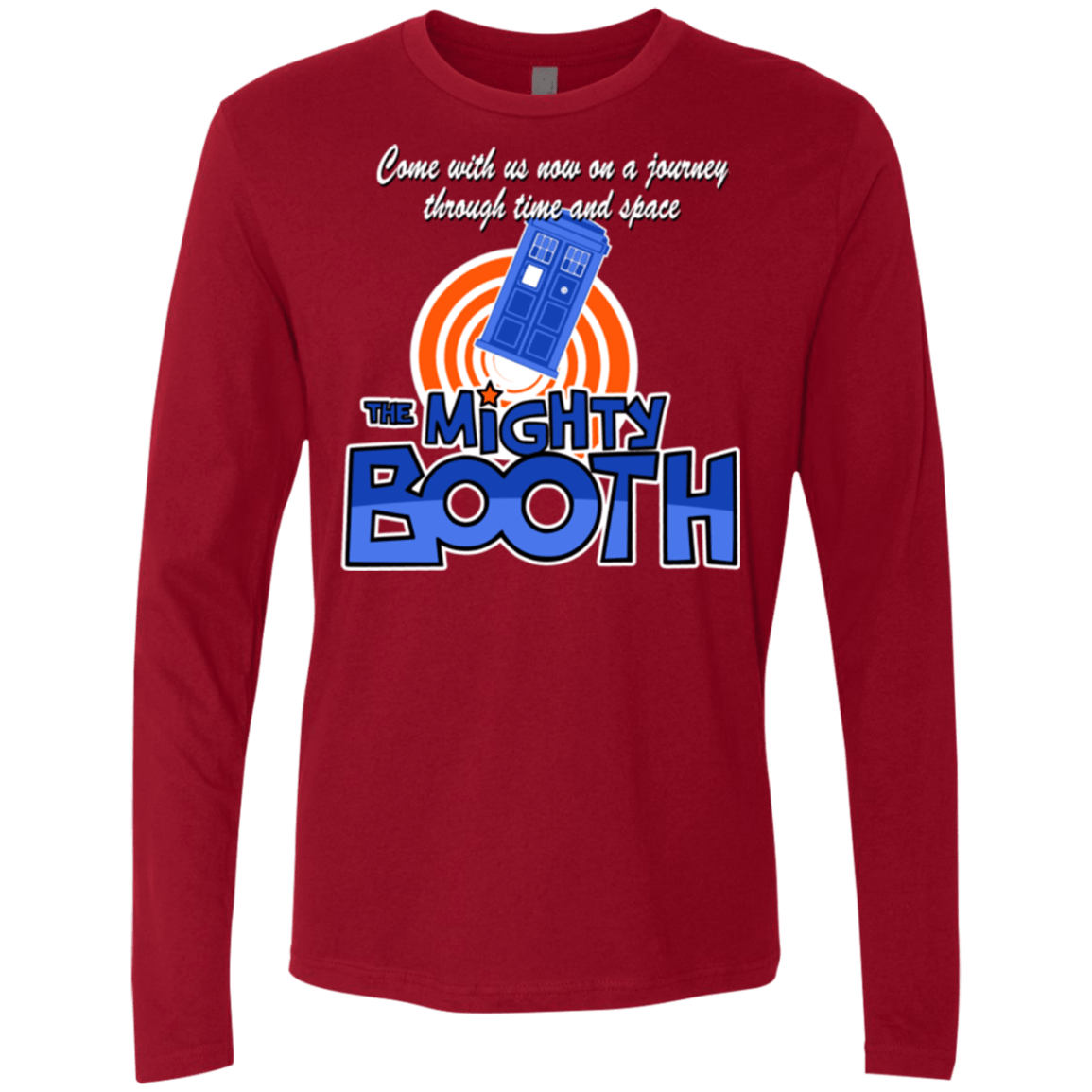 T-Shirts Cardinal / Small Mighty Booth Men's Premium Long Sleeve