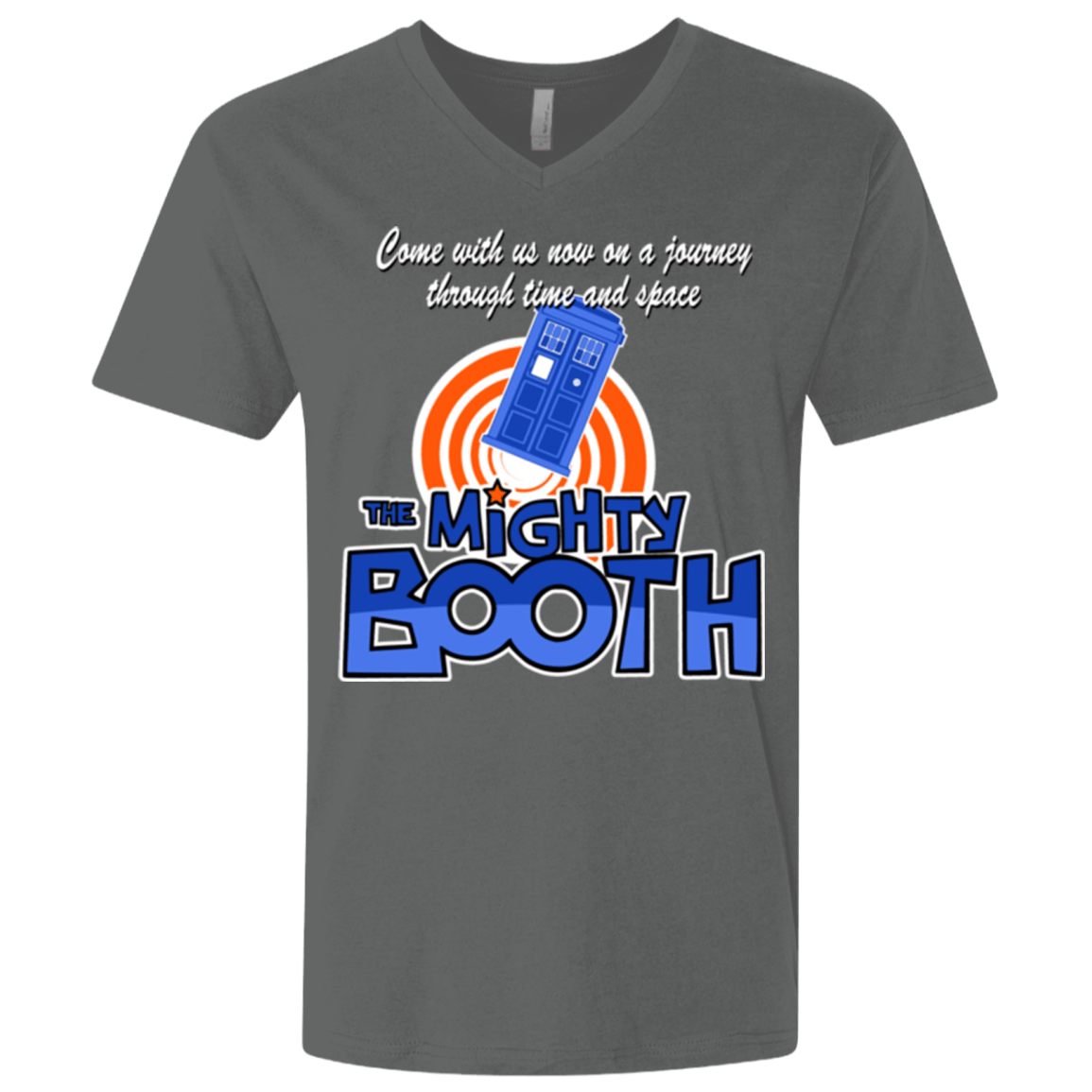 T-Shirts Heavy Metal / X-Small Mighty Booth Men's Premium V-Neck