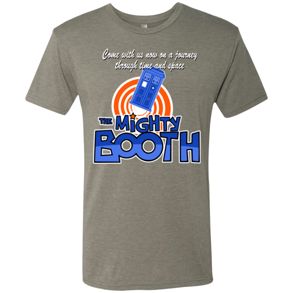 T-Shirts Venetian Grey / Small Mighty Booth Men's Triblend T-Shirt