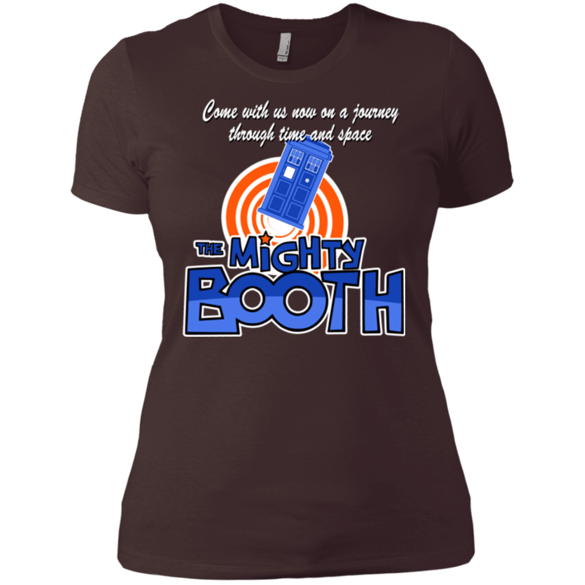 T-Shirts Dark Chocolate / X-Small Mighty Booth Women's Premium T-Shirt