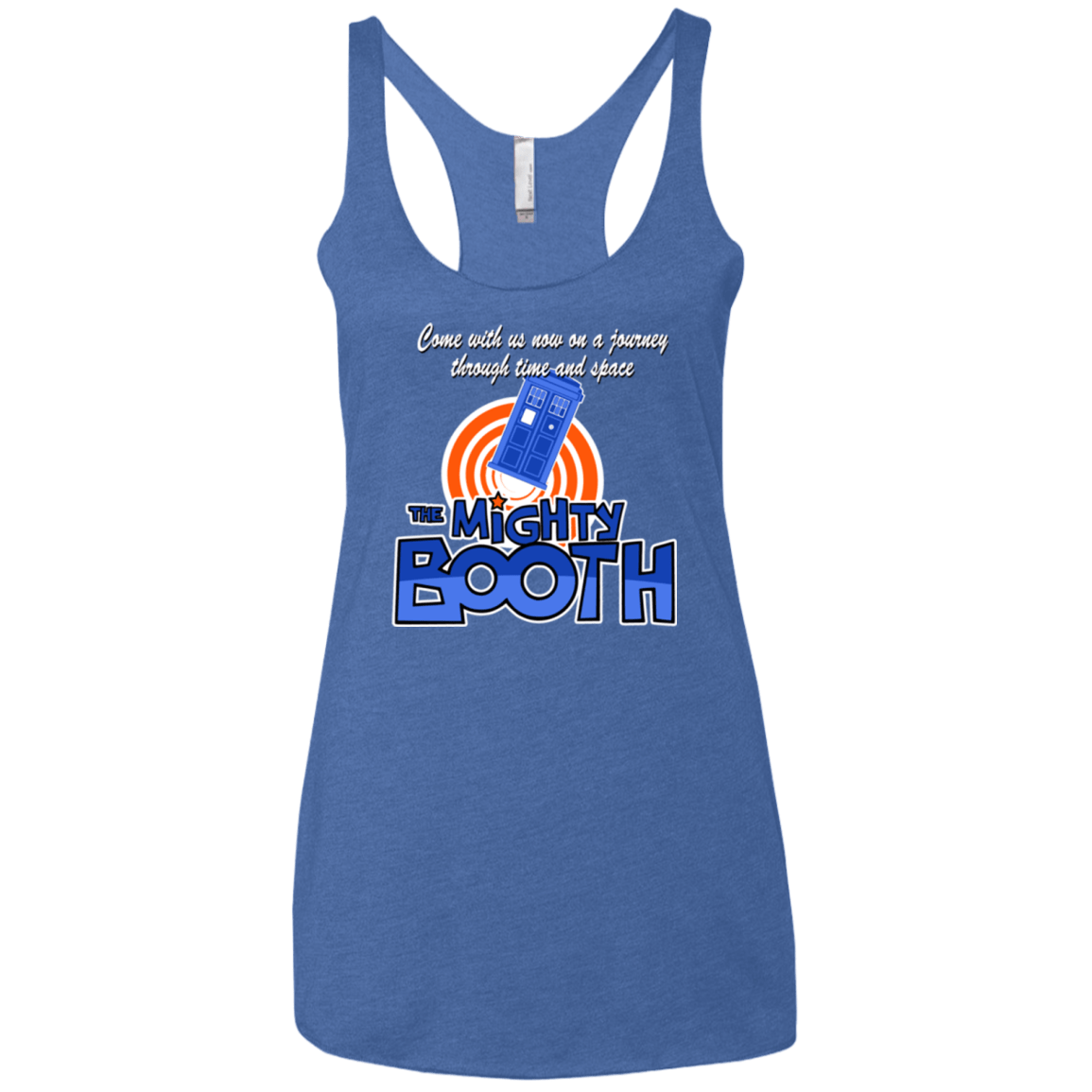 T-Shirts Vintage Royal / X-Small Mighty Booth Women's Triblend Racerback Tank