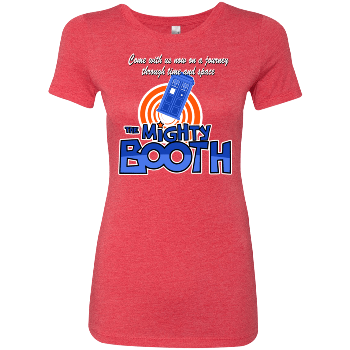 T-Shirts Vintage Red / Small Mighty Booth Women's Triblend T-Shirt
