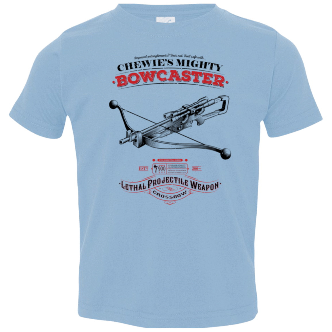 T-Shirts Light Blue / 2T Mighty Bowcaster Toddler Premium T-Shirt