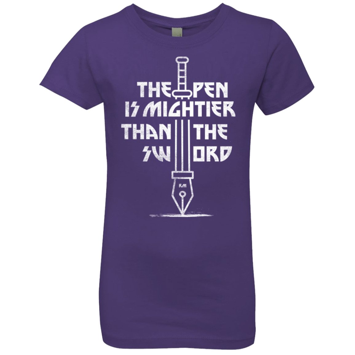 T-Shirts Purple Rush / YXS Mighty Pen Girls Premium T-Shirt