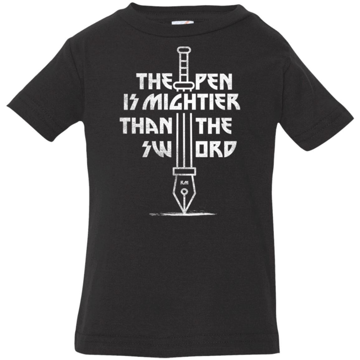 T-Shirts Black / 6 Months Mighty Pen Infant Premium T-Shirt