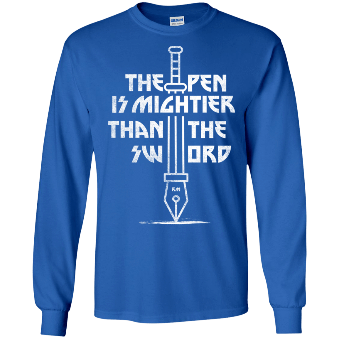 T-Shirts Royal / S Mighty Pen Men's Long Sleeve T-Shirt