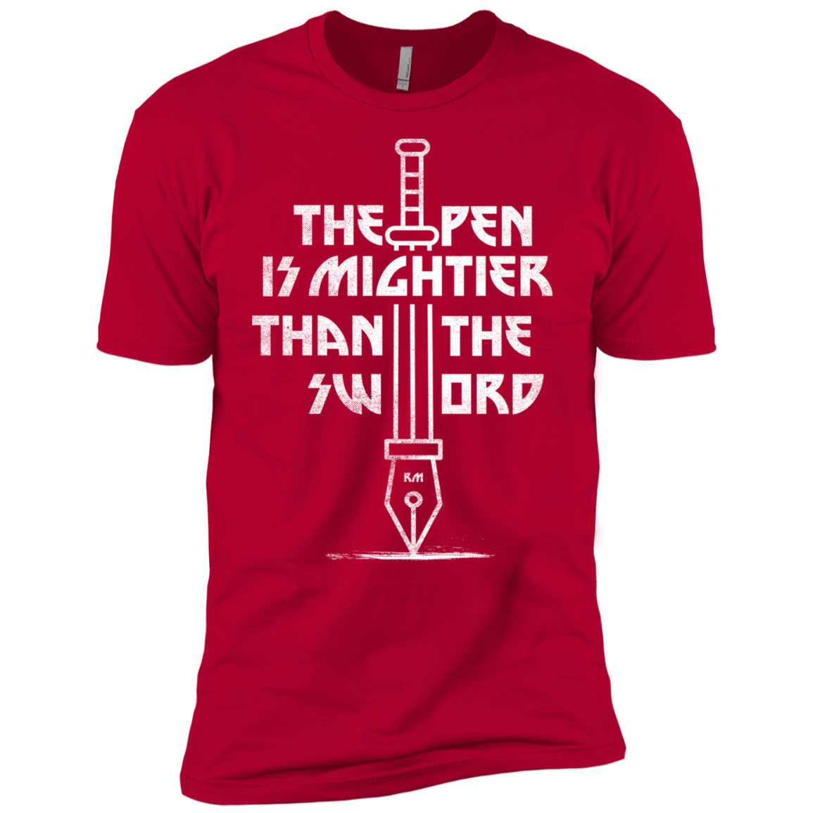 T-Shirts Red / X-Small Mighty Pen Men's Premium T-Shirt