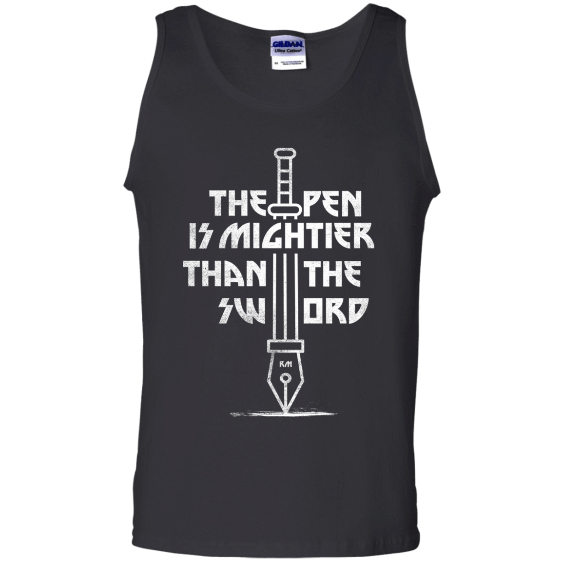 T-Shirts Black / S Mighty Pen Men's Tank Top