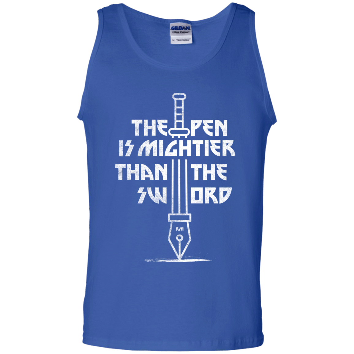 T-Shirts Royal / S Mighty Pen Men's Tank Top