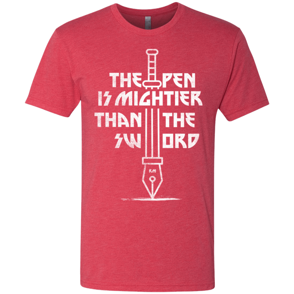 T-Shirts Vintage Red / S Mighty Pen Men's Triblend T-Shirt