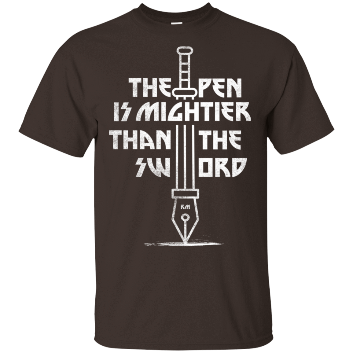 T-Shirts Dark Chocolate / S Mighty Pen T-Shirt