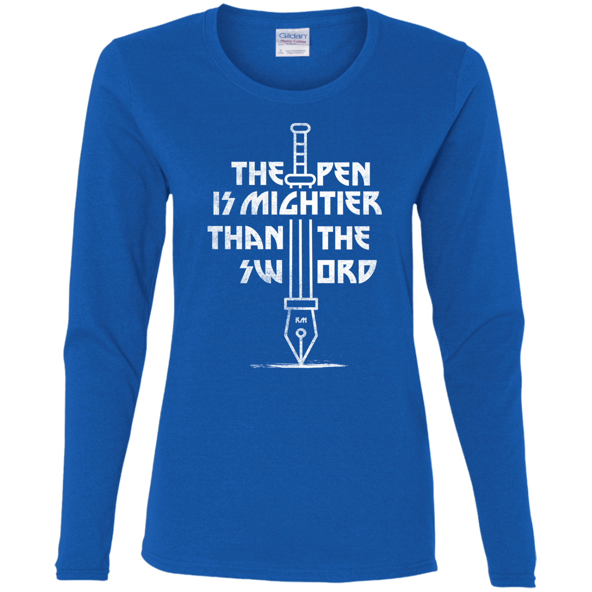 T-Shirts Royal / S Mighty Pen Women's Long Sleeve T-Shirt