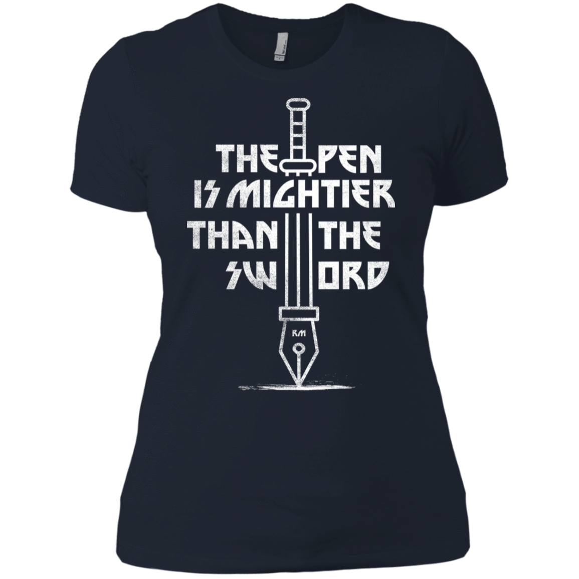 T-Shirts Midnight Navy / X-Small Mighty Pen Women's Premium T-Shirt