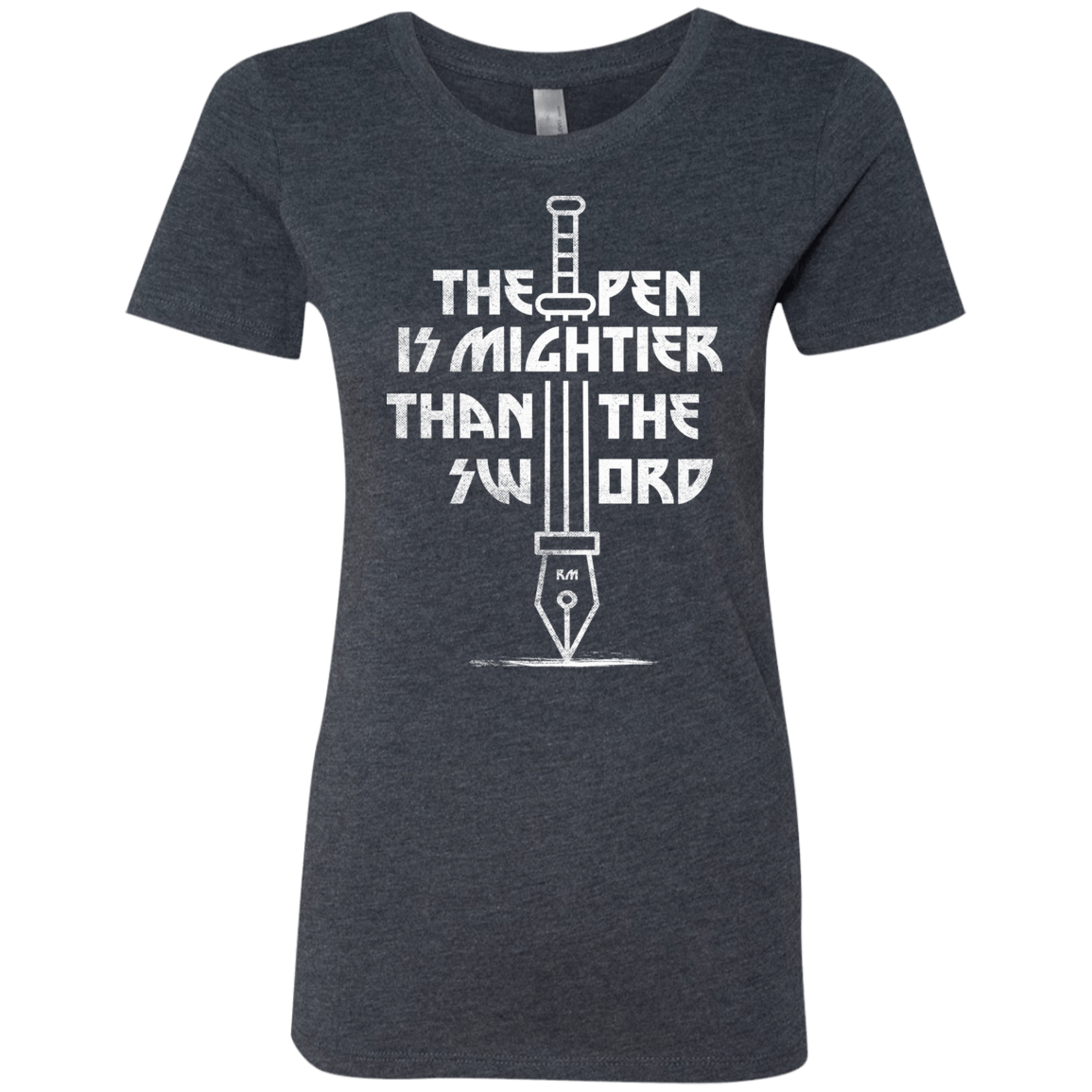 T-Shirts Vintage Navy / S Mighty Pen Women's Triblend T-Shirt