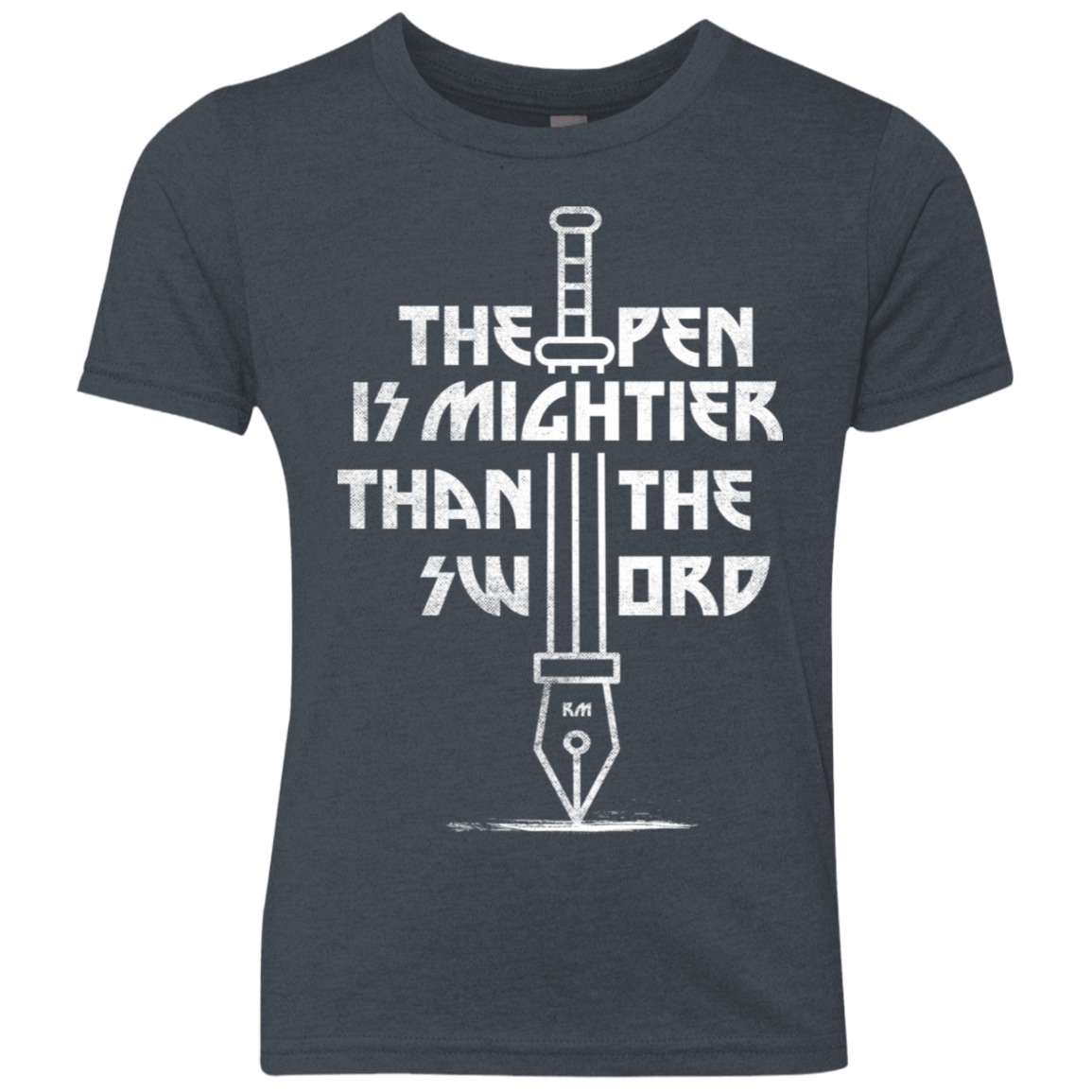 T-Shirts Vintage Navy / YXS Mighty Pen Youth Triblend T-Shirt