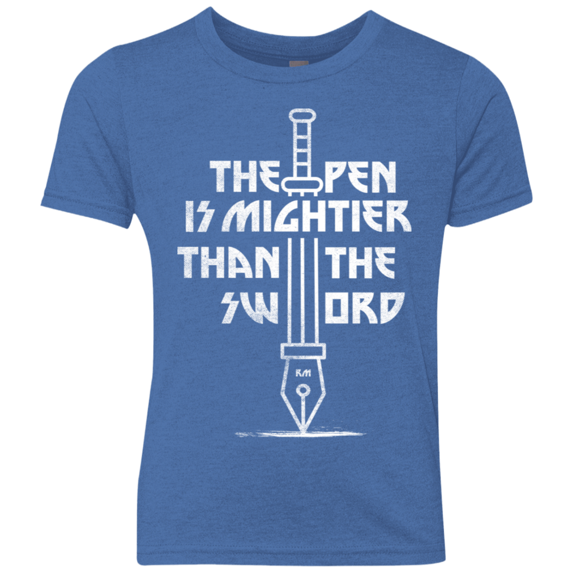 T-Shirts Vintage Royal / YXS Mighty Pen Youth Triblend T-Shirt