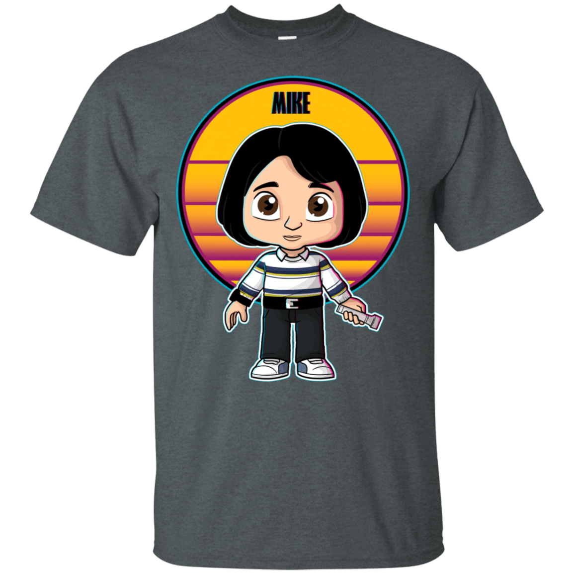 T-Shirts Dark Heather / S Mike Pop T-Shirt