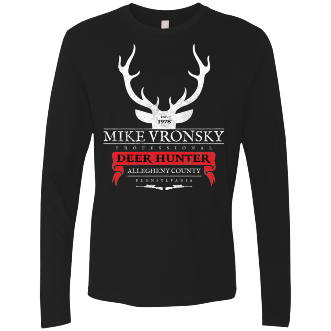 T-Shirts Black / Small Mike Vronsky Men's Premium Long Sleeve