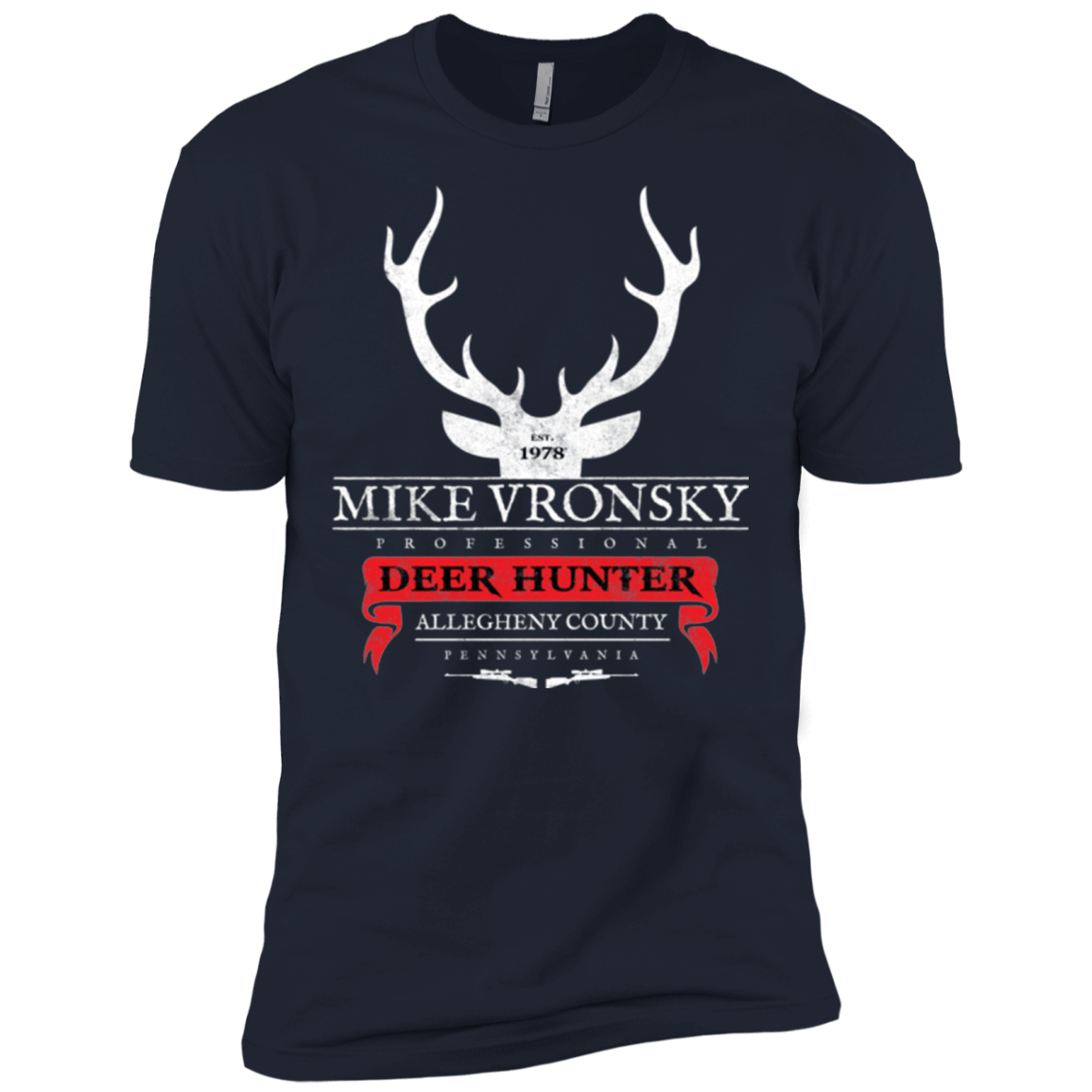 T-Shirts Midnight Navy / X-Small Mike Vronsky Men's Premium T-Shirt