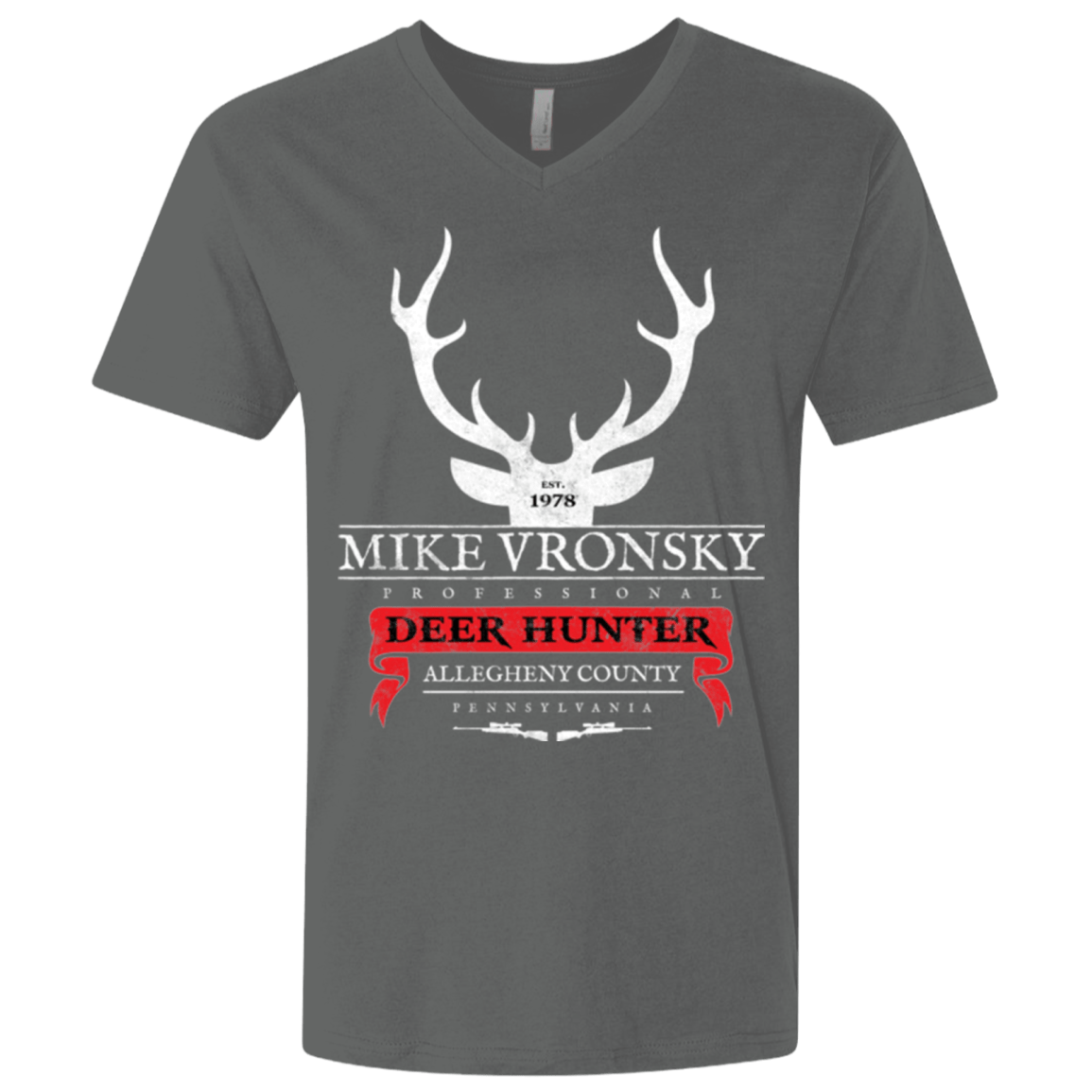 T-Shirts Heavy Metal / X-Small Mike Vronsky Men's Premium V-Neck