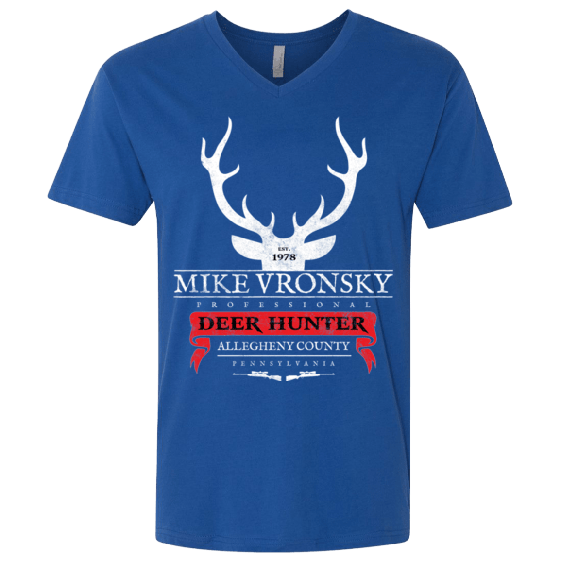 T-Shirts Royal / X-Small Mike Vronsky Men's Premium V-Neck