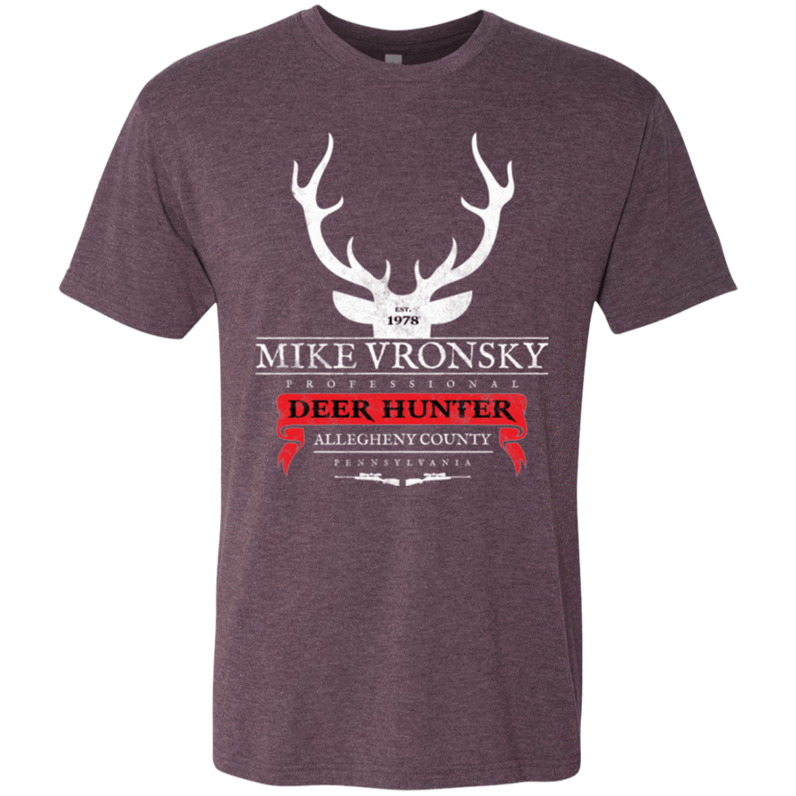 T-Shirts Vintage Purple / Small Mike Vronsky Men's Triblend T-Shirt