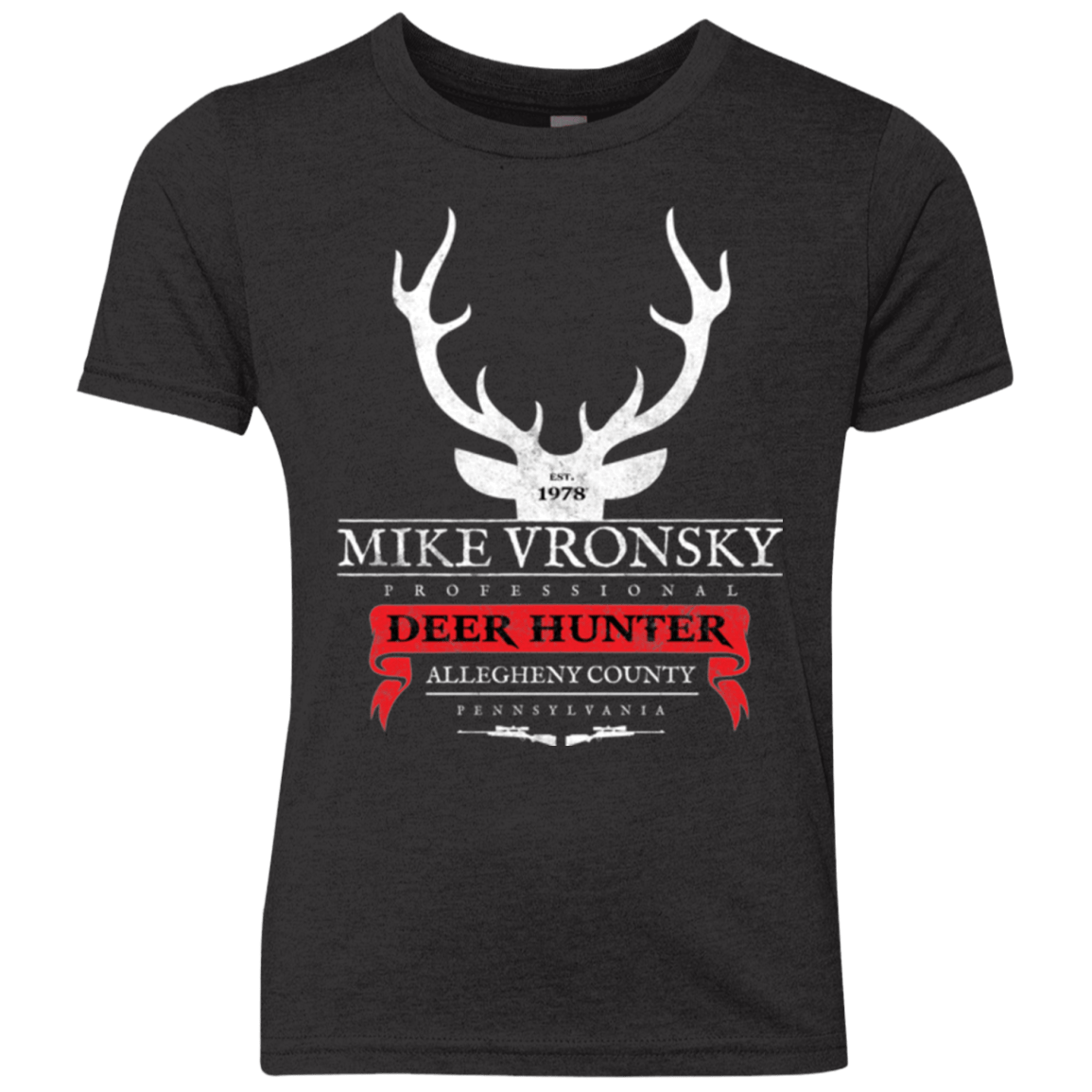 T-Shirts Vintage Black / YXS Mike Vronsky Youth Triblend T-Shirt