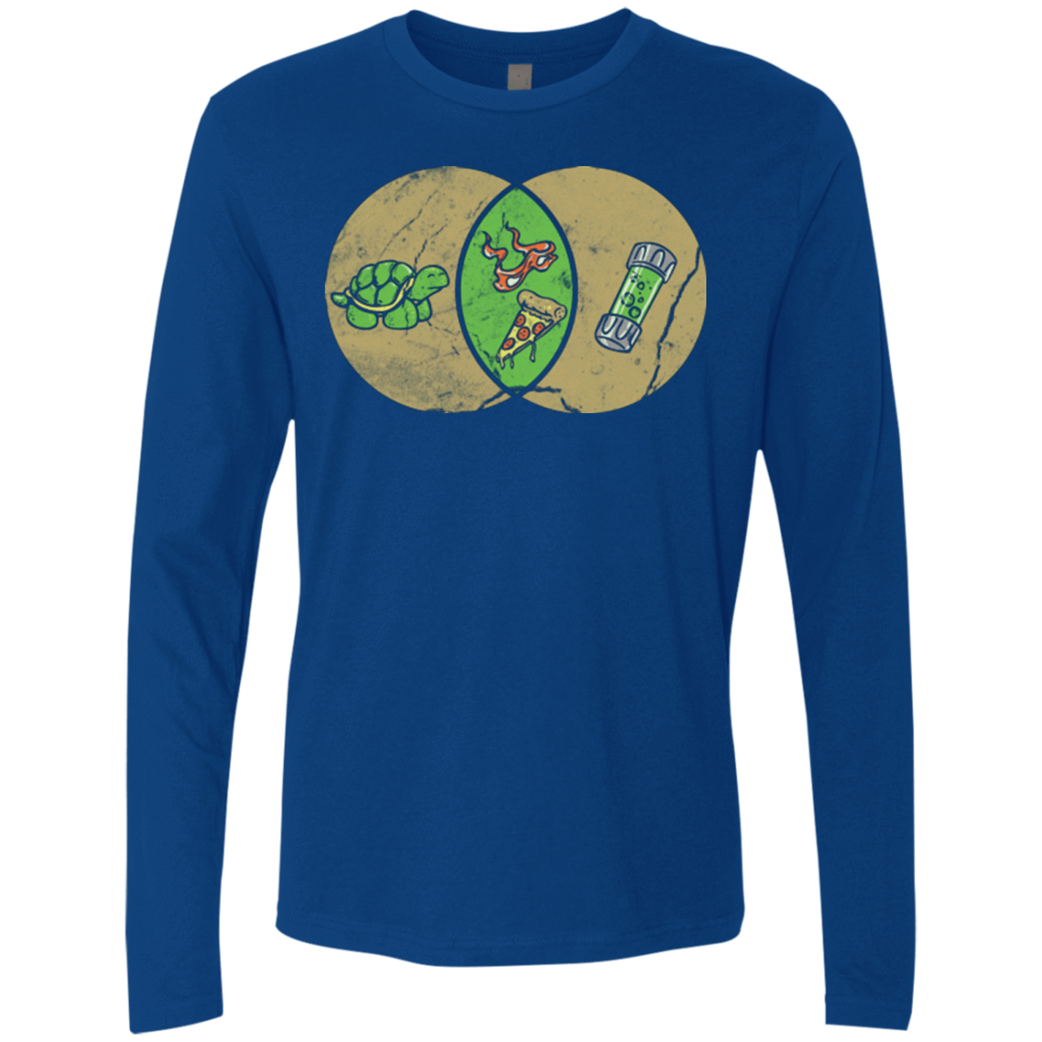 T-Shirts Royal / Small Mikey Diagram Men's Premium Long Sleeve