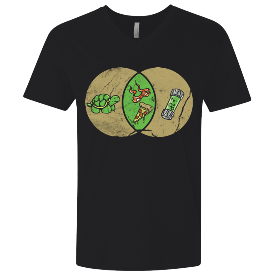 T-Shirts Black / X-Small Mikey Diagram Men's Premium V-Neck