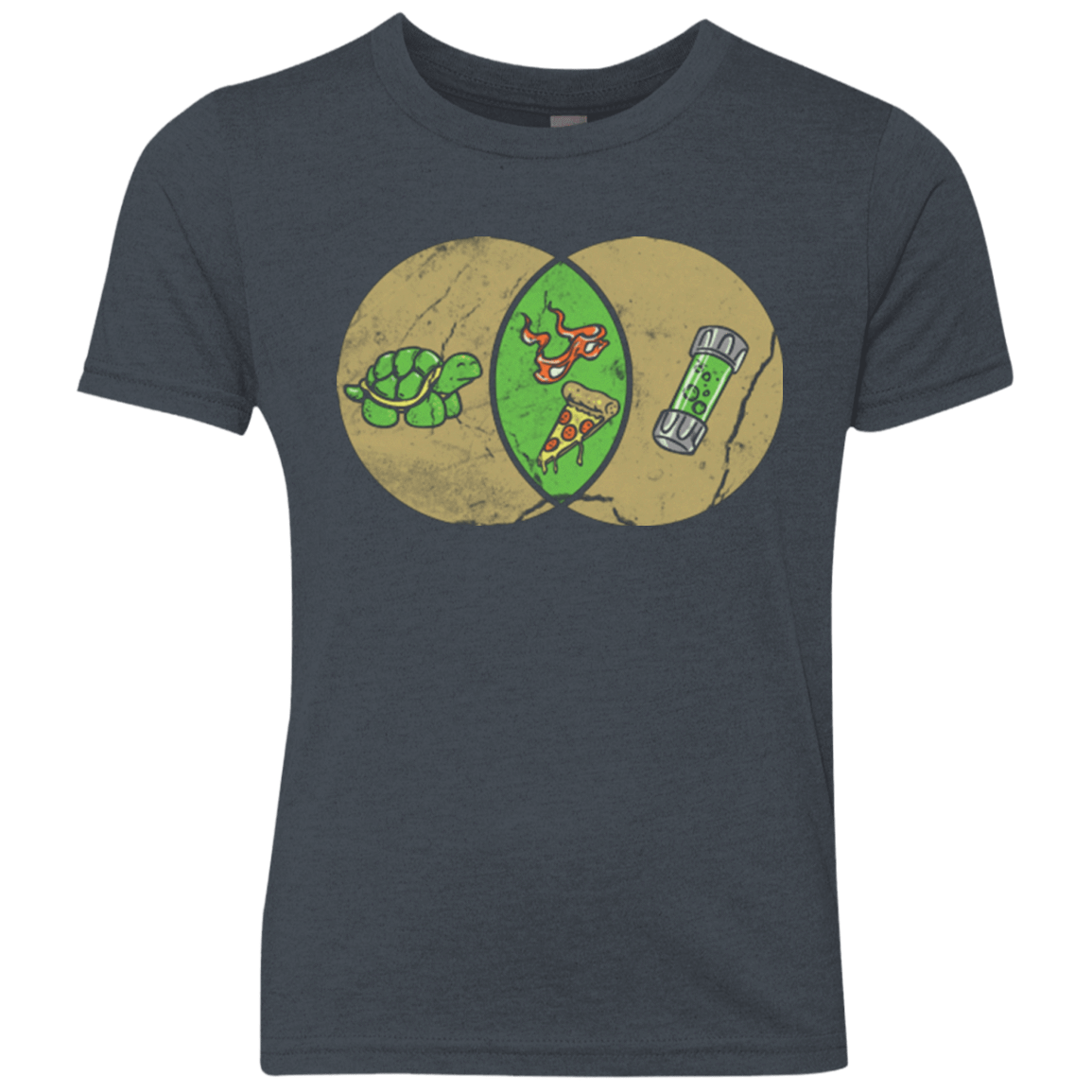 T-Shirts Vintage Navy / YXS Mikey Diagram Youth Triblend T-Shirt