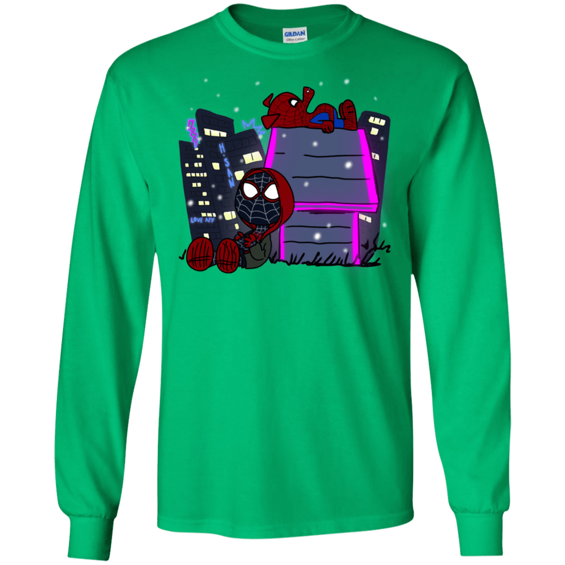 T-Shirts Irish Green / S Miles and Porker Men's Long Sleeve T-Shirt