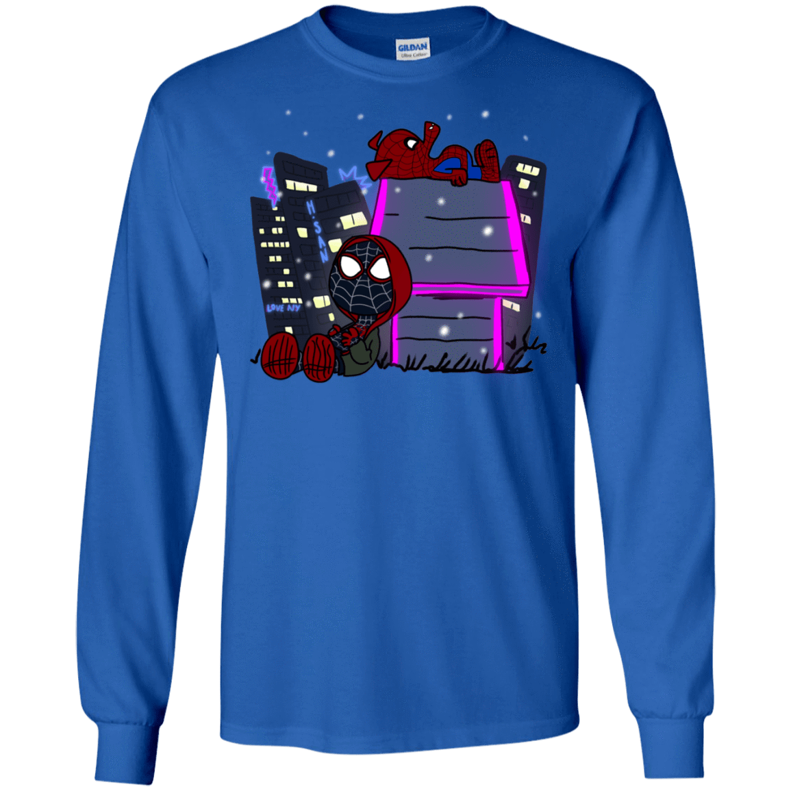 T-Shirts Royal / S Miles and Porker Men's Long Sleeve T-Shirt