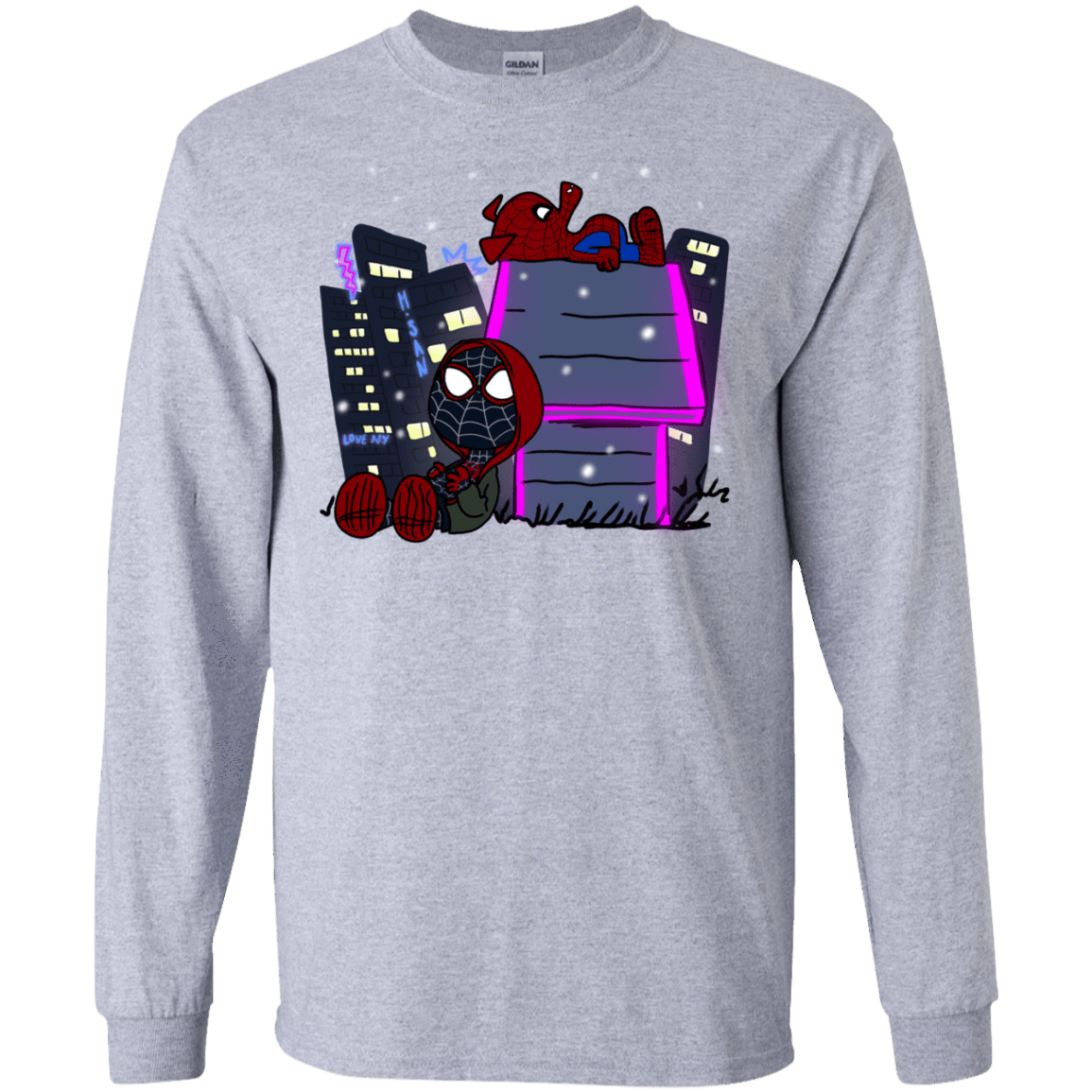 T-Shirts Sport Grey / S Miles and Porker Men's Long Sleeve T-Shirt
