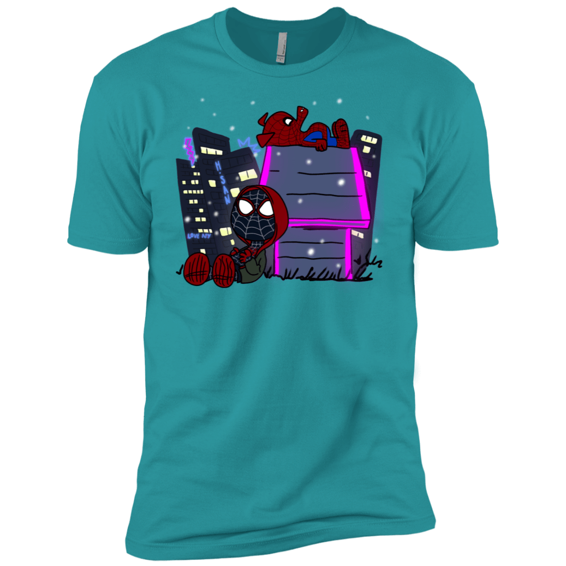 T-Shirts Tahiti Blue / X-Small Miles and Porker Men's Premium T-Shirt