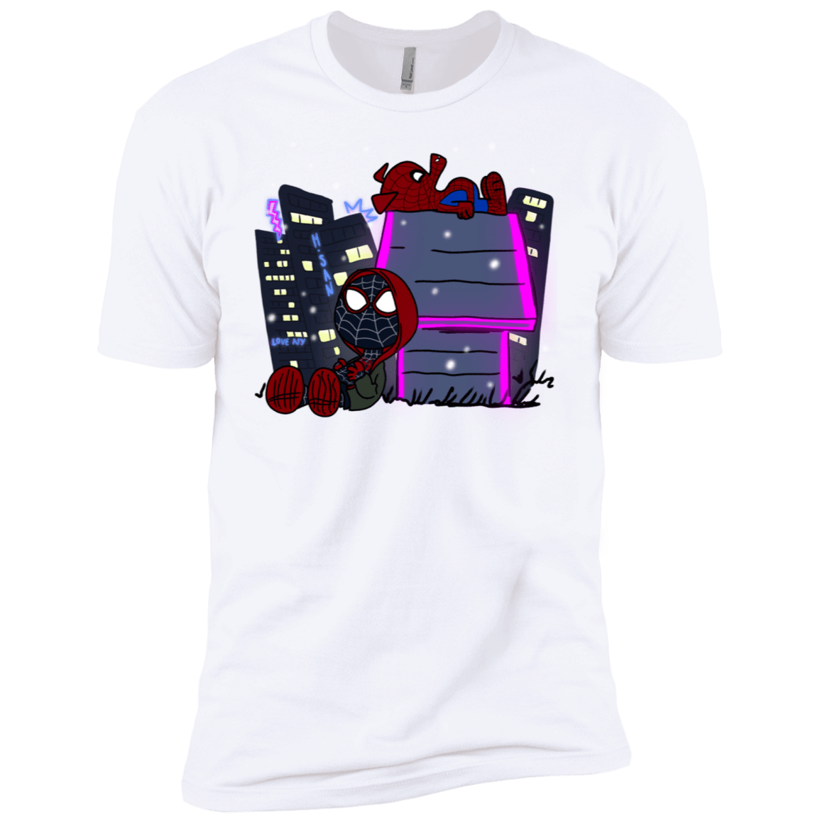 T-Shirts White / X-Small Miles and Porker Men's Premium T-Shirt