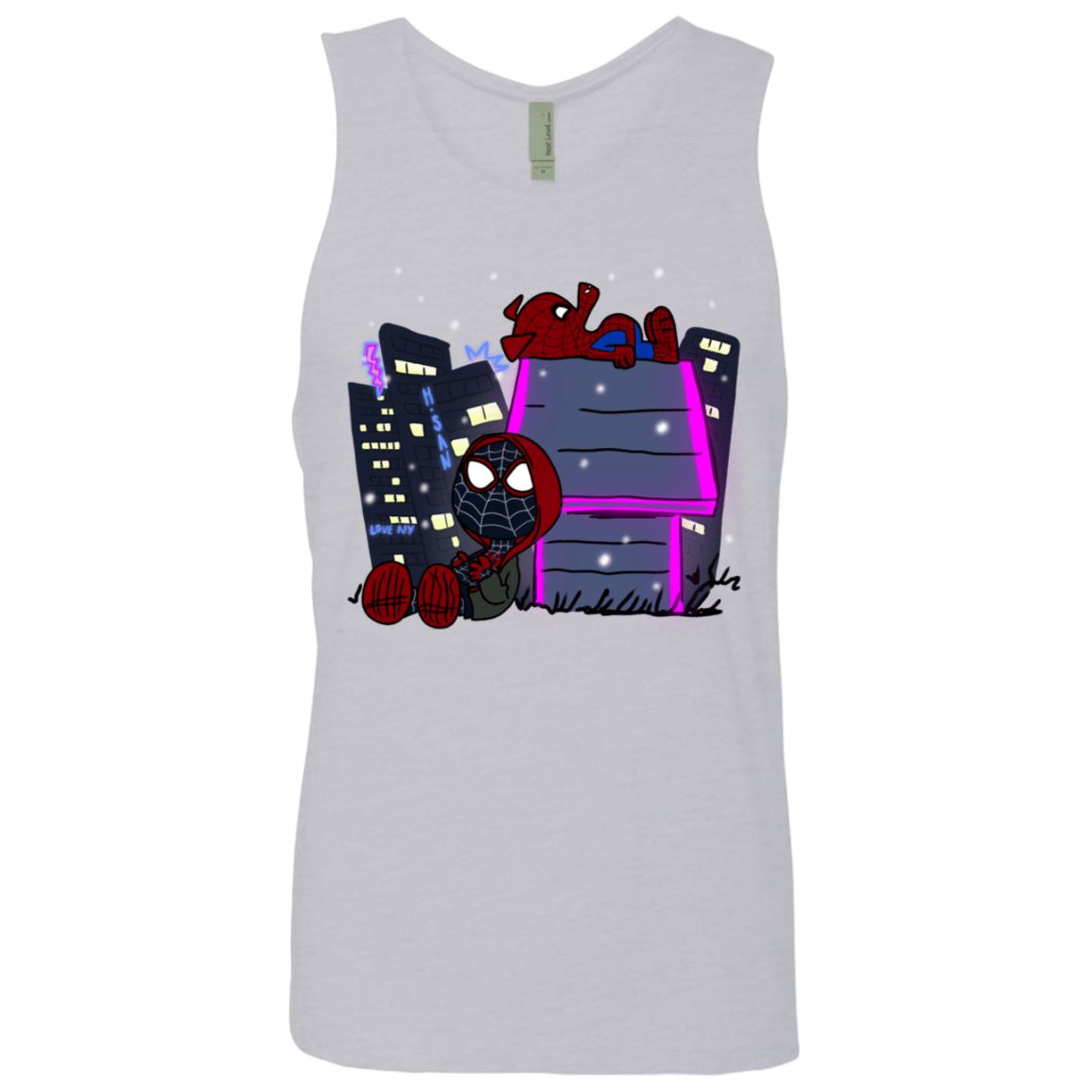 T-Shirts Heather Grey / S Miles and Porker Men's Premium Tank Top