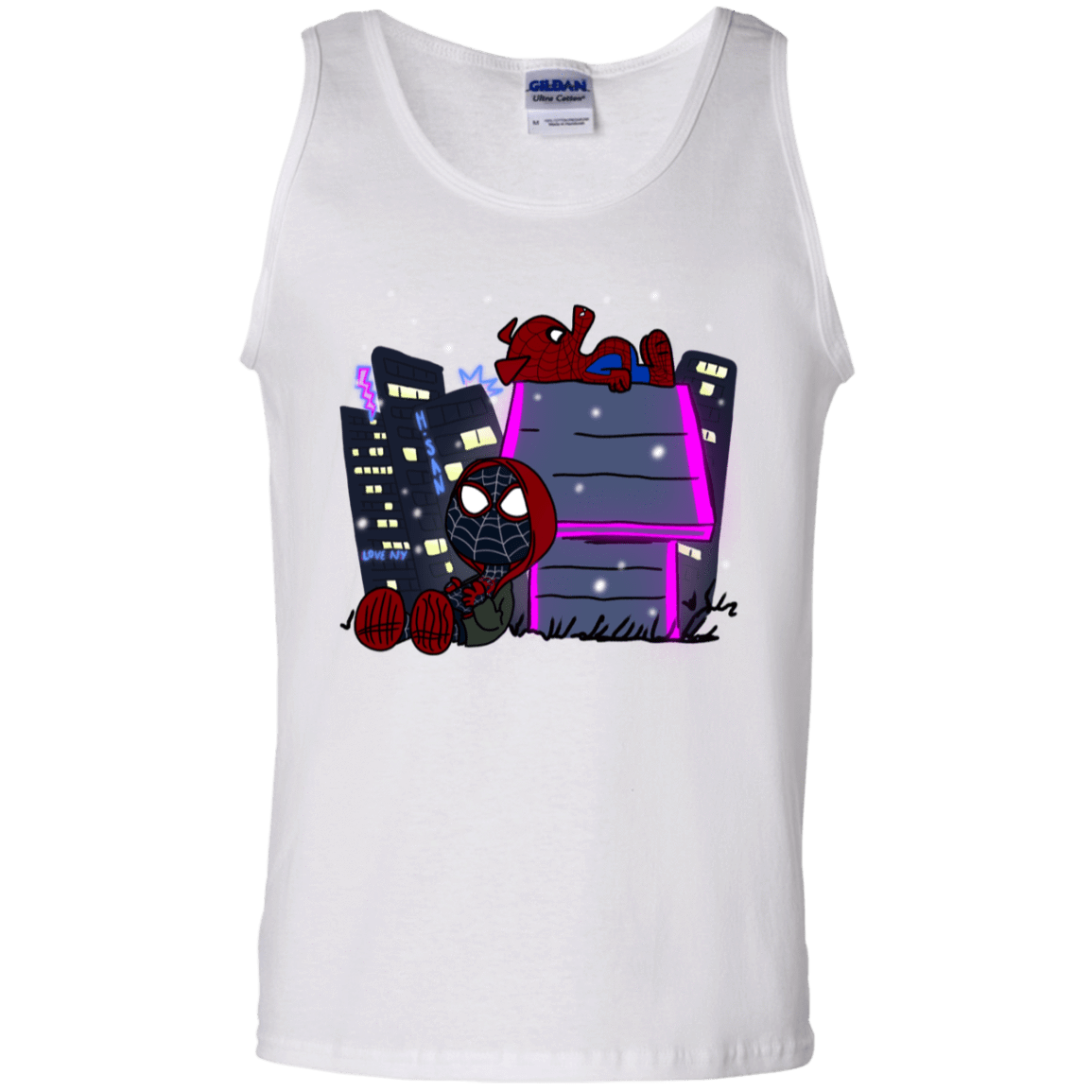 T-Shirts White / S Miles and Porker Men's Tank Top