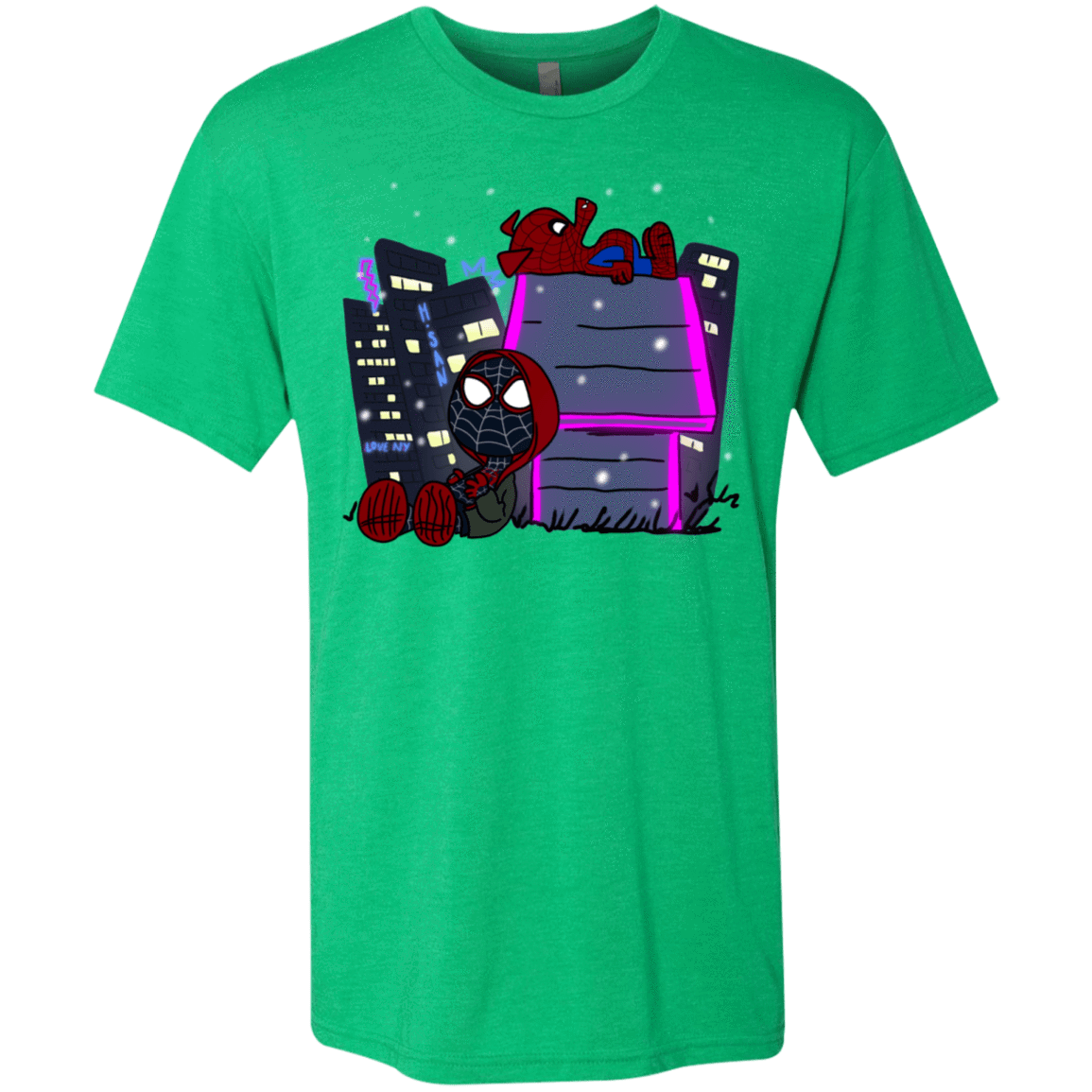 T-Shirts Envy / S Miles and Porker Men's Triblend T-Shirt