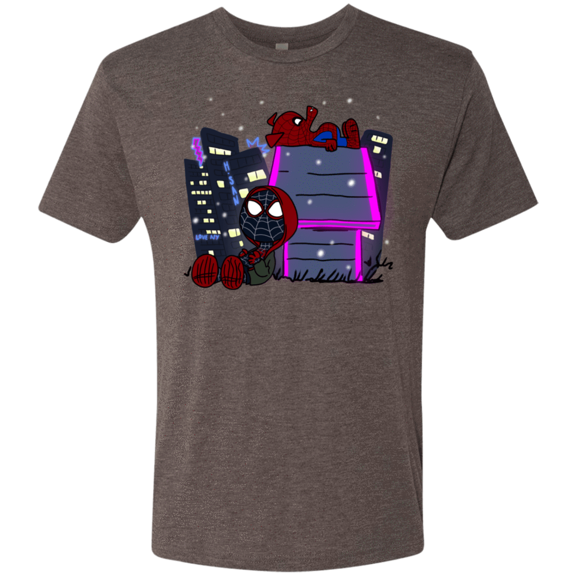 T-Shirts Macchiato / S Miles and Porker Men's Triblend T-Shirt