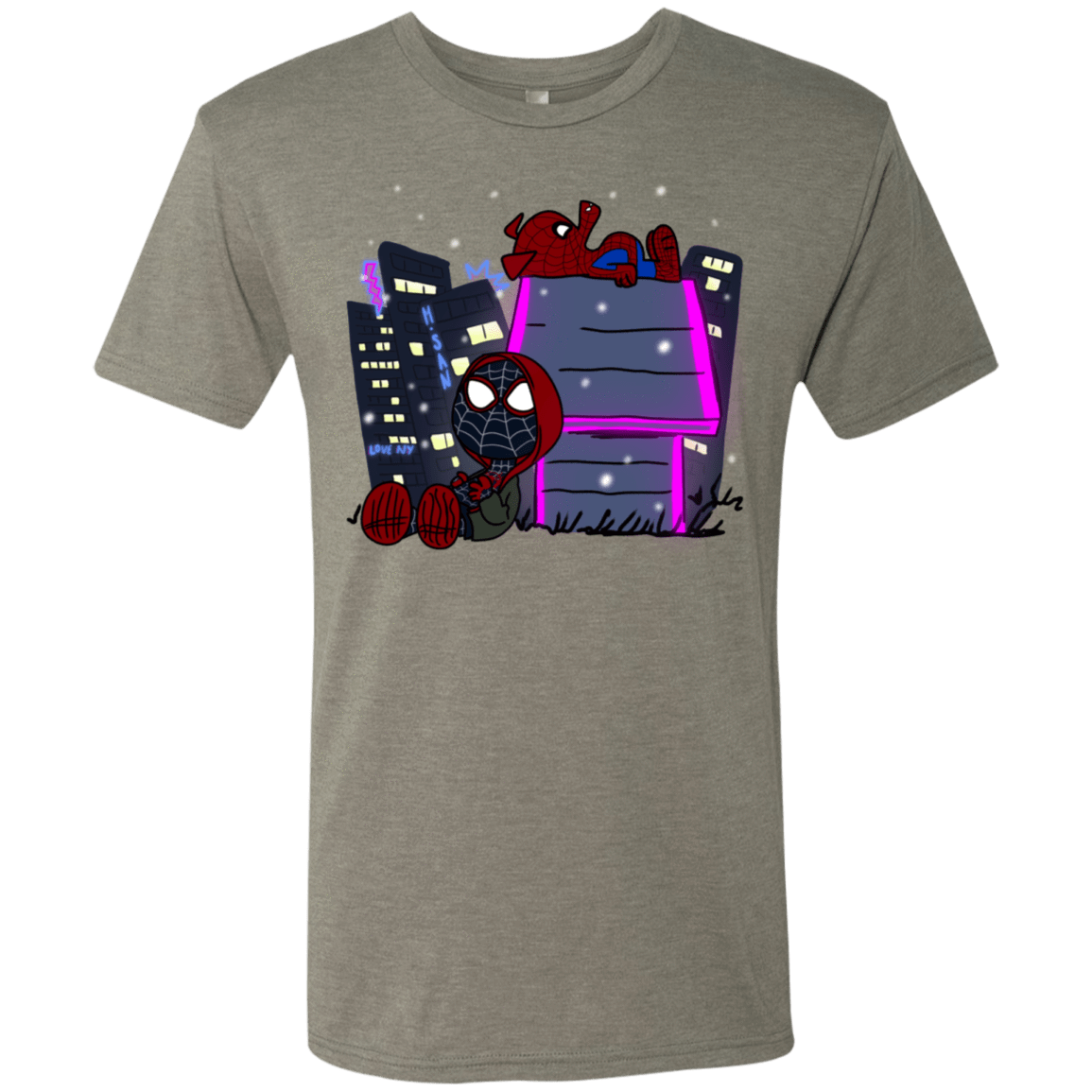 T-Shirts Venetian Grey / S Miles and Porker Men's Triblend T-Shirt