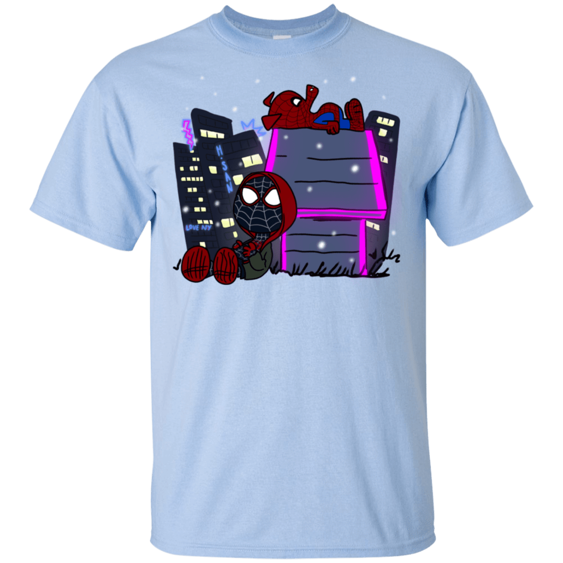 T-Shirts Light Blue / S Miles and Porker T-Shirt