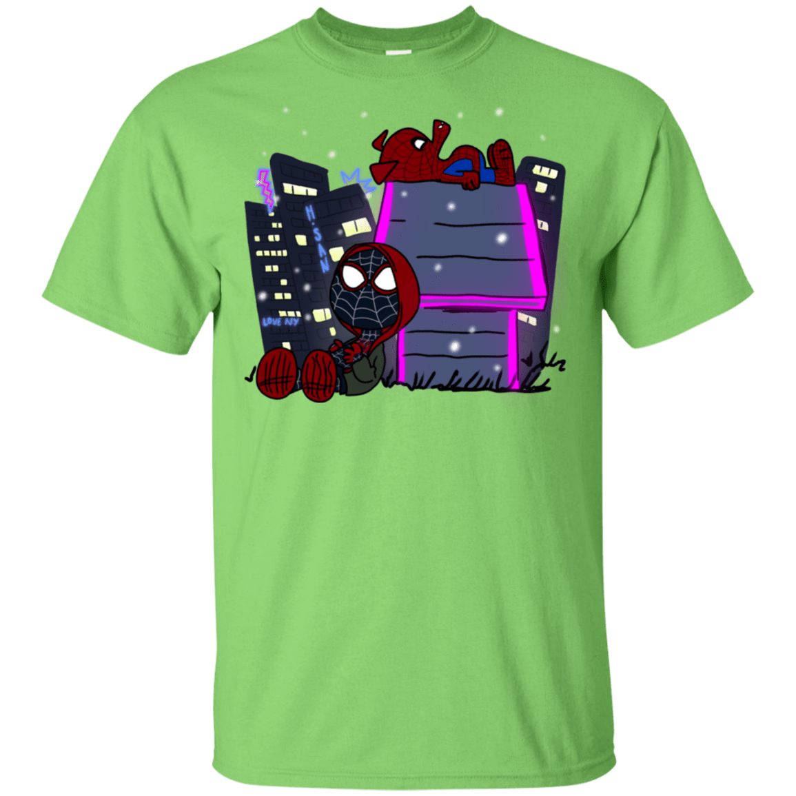 T-Shirts Lime / S Miles and Porker T-Shirt