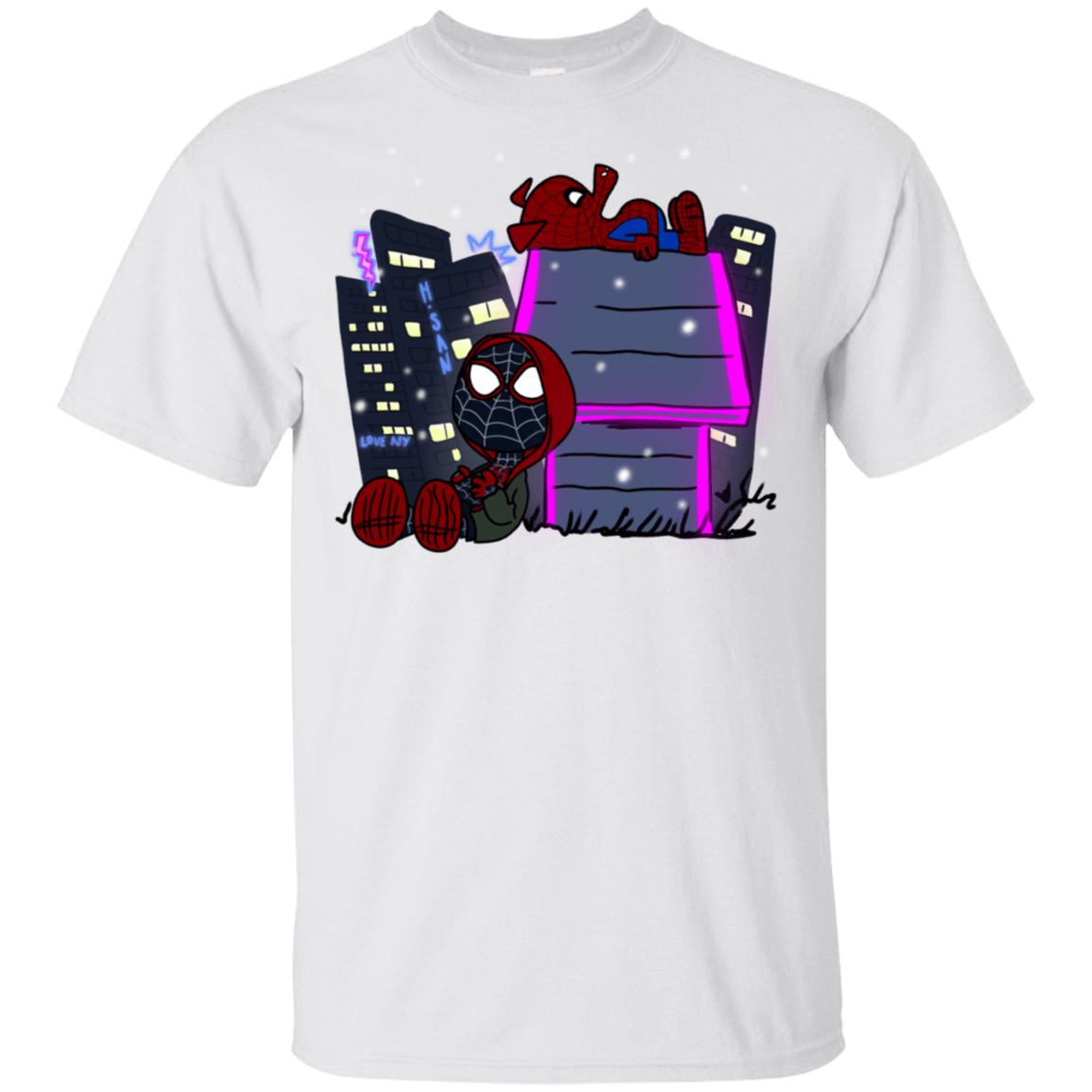 T-Shirts White / S Miles and Porker T-Shirt