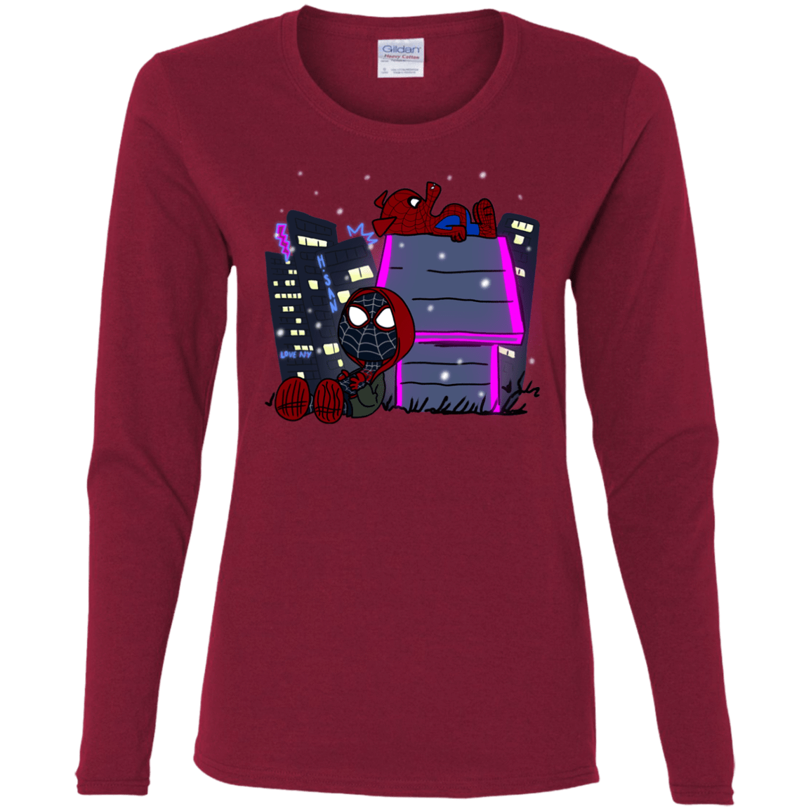 T-Shirts Cardinal / S Miles and Porker Women's Long Sleeve T-Shirt