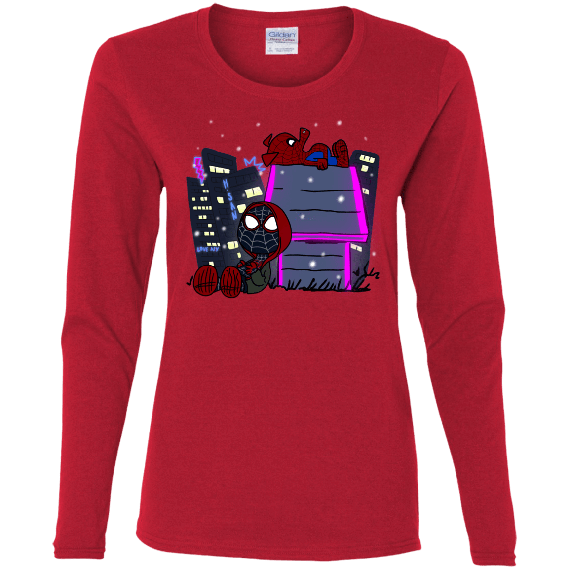 T-Shirts Red / S Miles and Porker Women's Long Sleeve T-Shirt