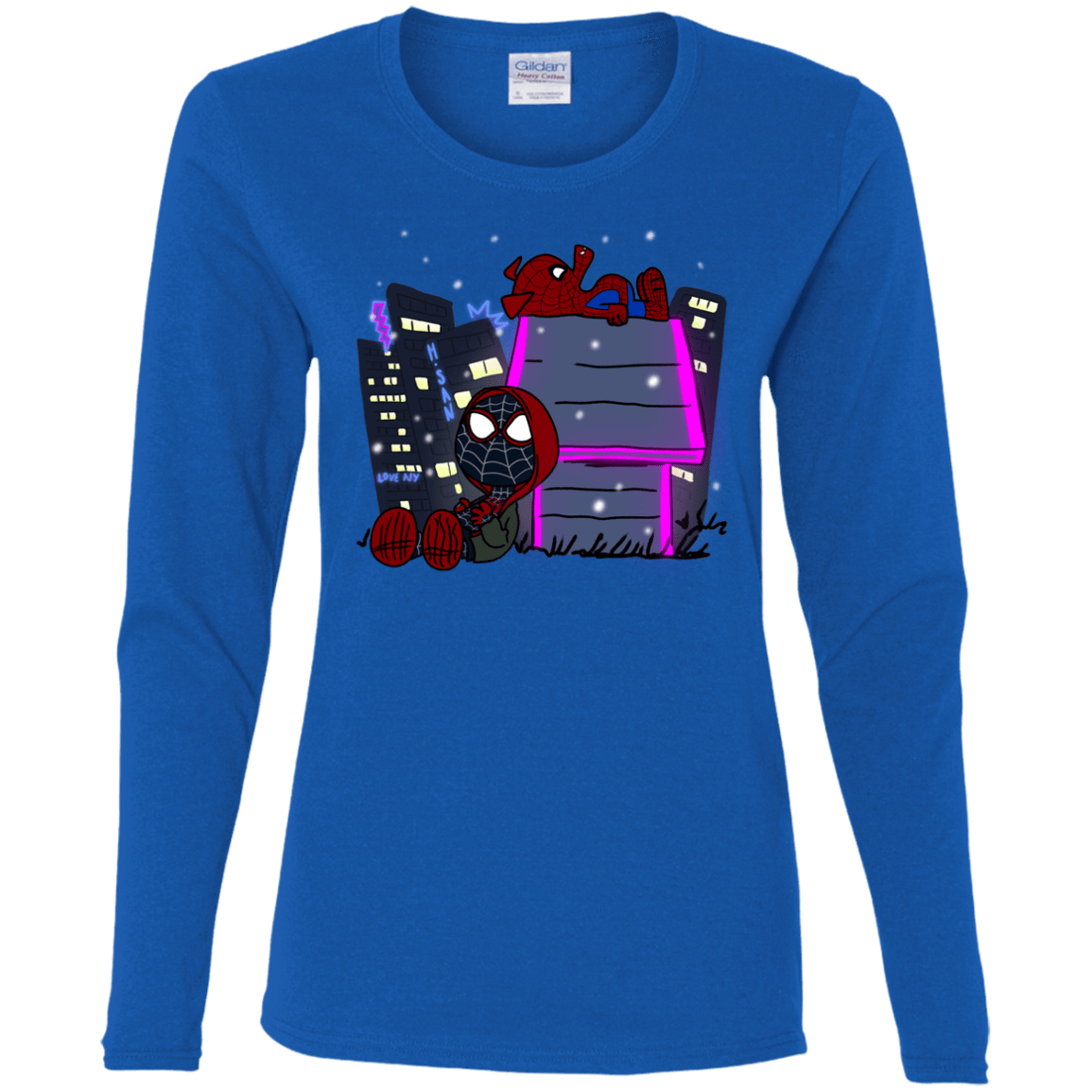 T-Shirts Royal / S Miles and Porker Women's Long Sleeve T-Shirt