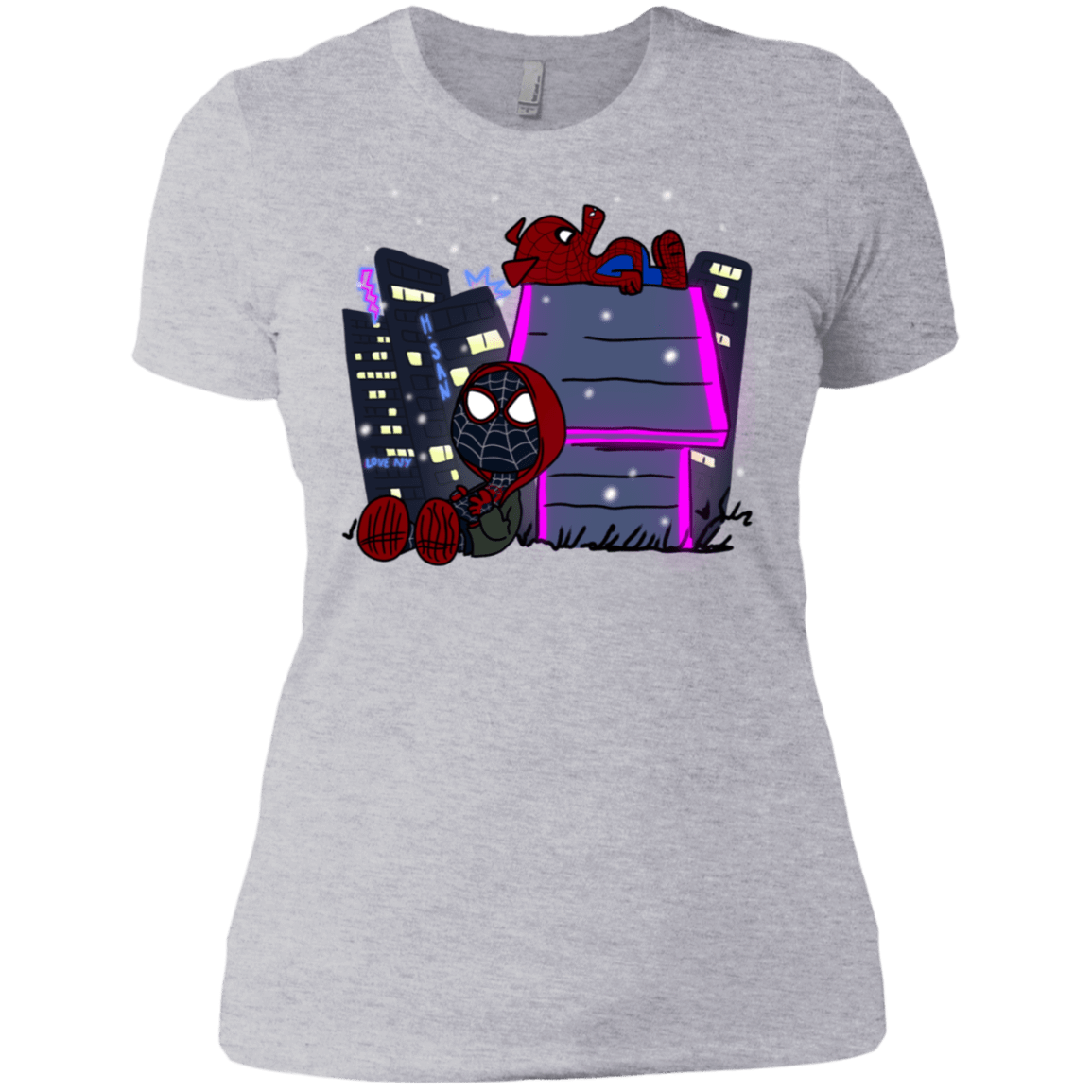 T-Shirts Heather Grey / X-Small Miles and Porker Women's Premium T-Shirt