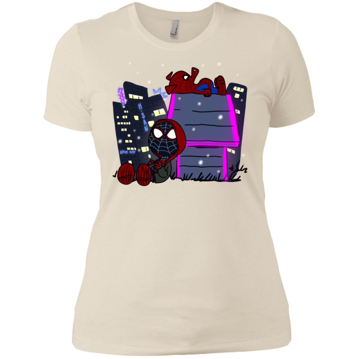 T-Shirts Ivory/ / X-Small Miles and Porker Women's Premium T-Shirt